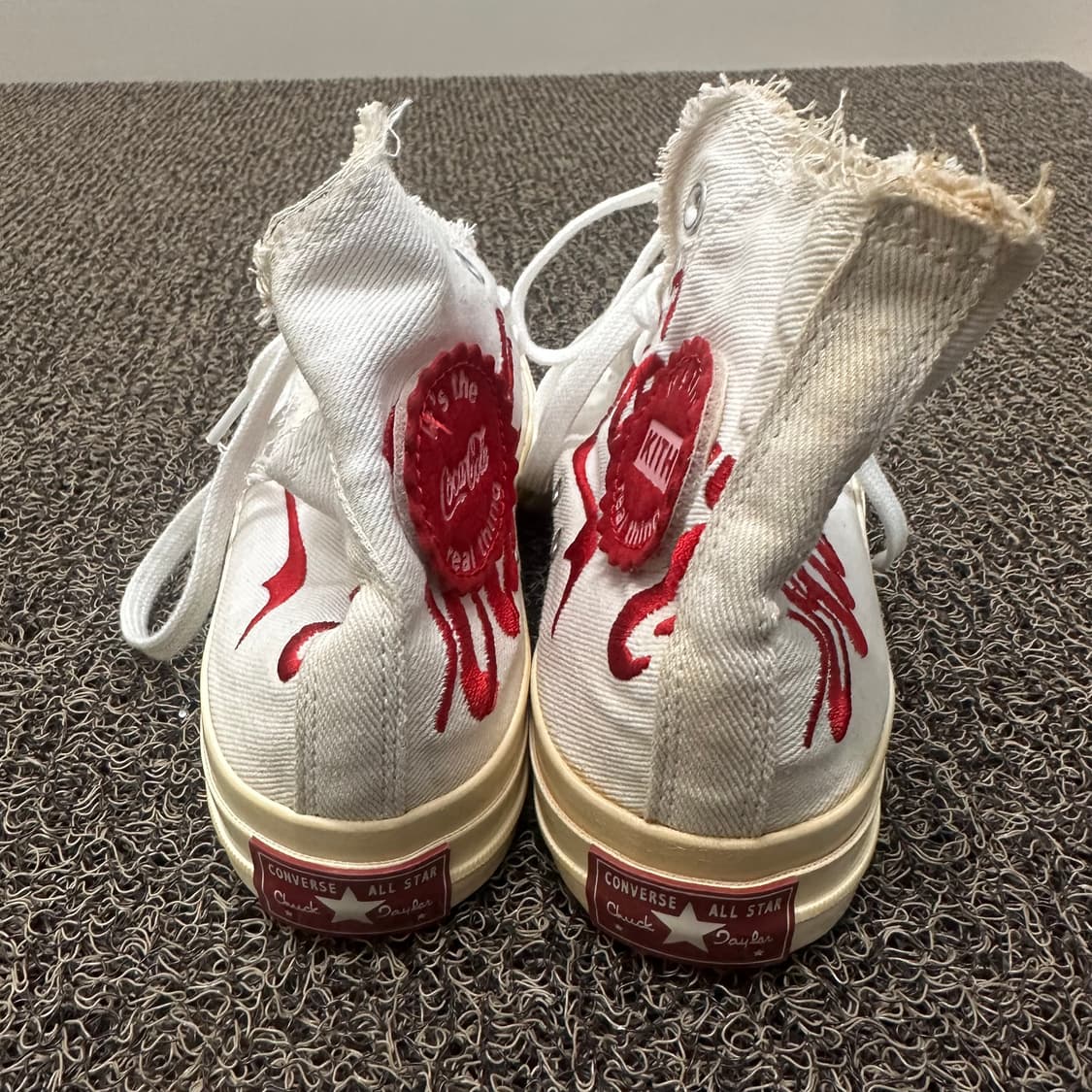 컨버스 X KITH 코카콜라 콜라보 하이 스니커즈 7.5 상품이미지4