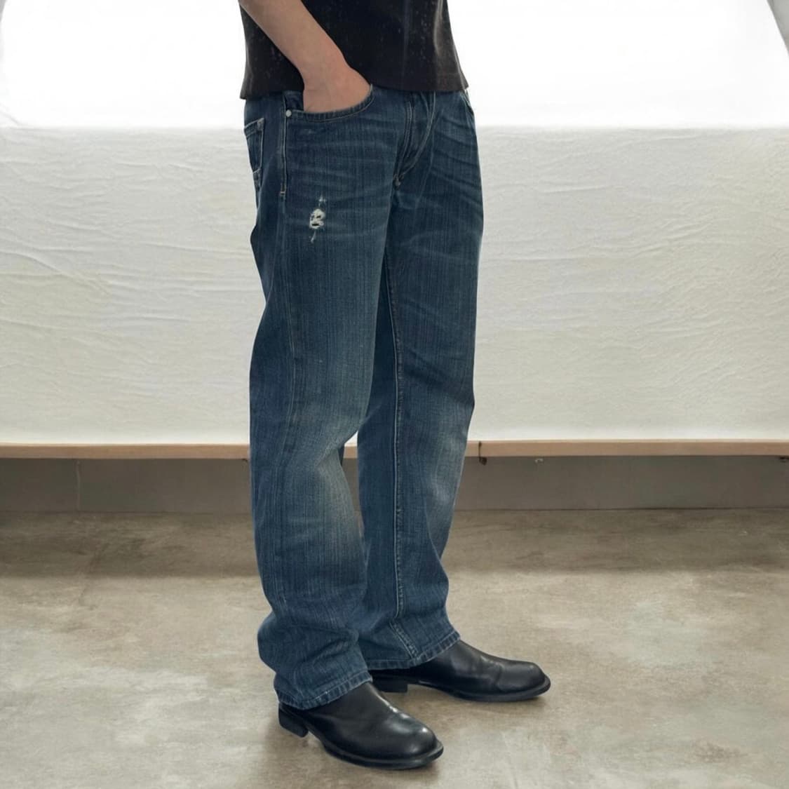 디젤 라키 플레어 데님팬츠 상품이미지1