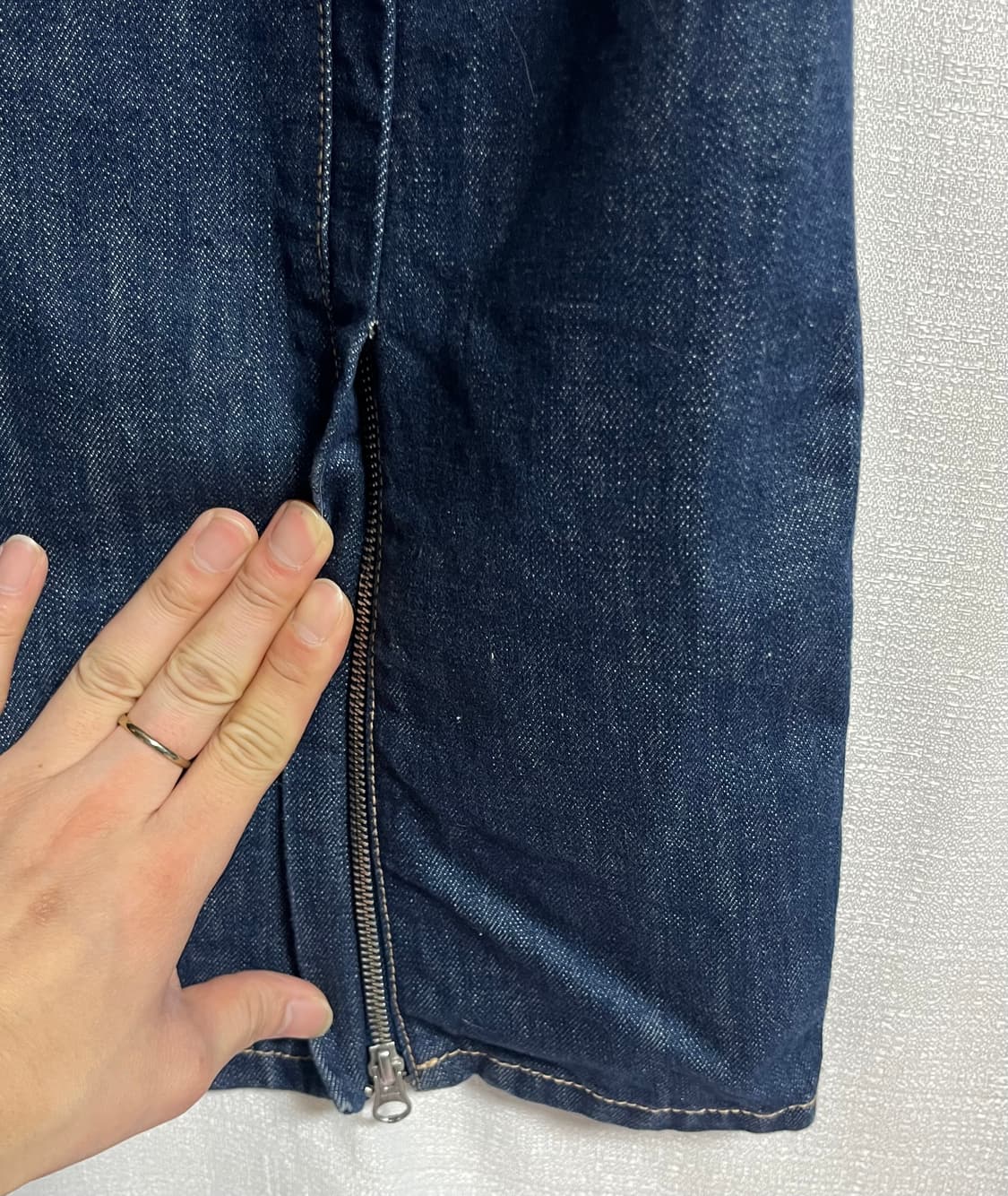 자라 민소매 데님 원피스 L 상품이미지2