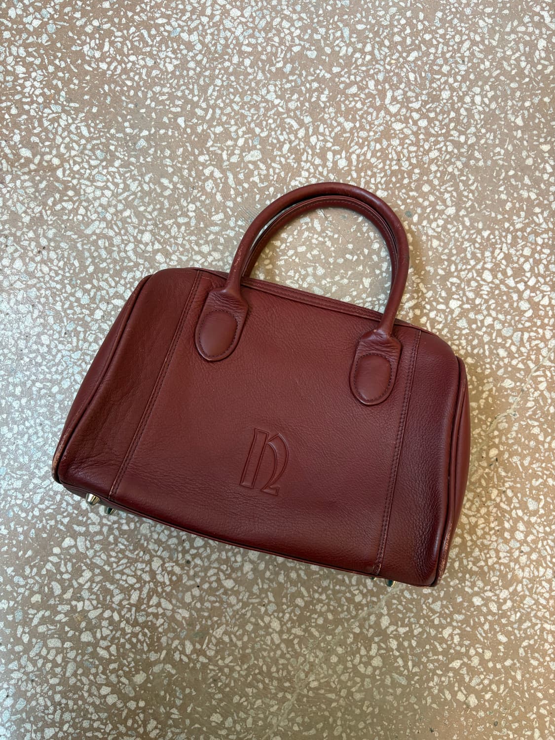 Nakazawa Brick Color Leather Tote Bag 상품이미지1