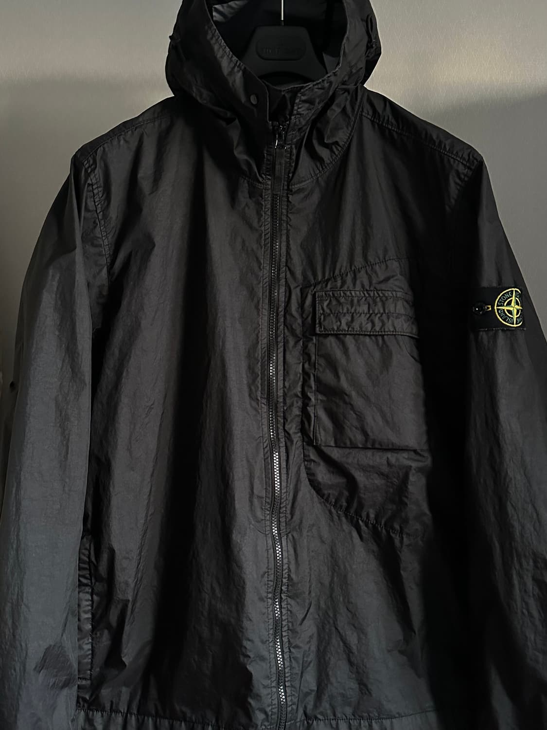 스톤아일랜드 멤브라나 자켓 22ss XL(105-110) 블랙 상품이미지1