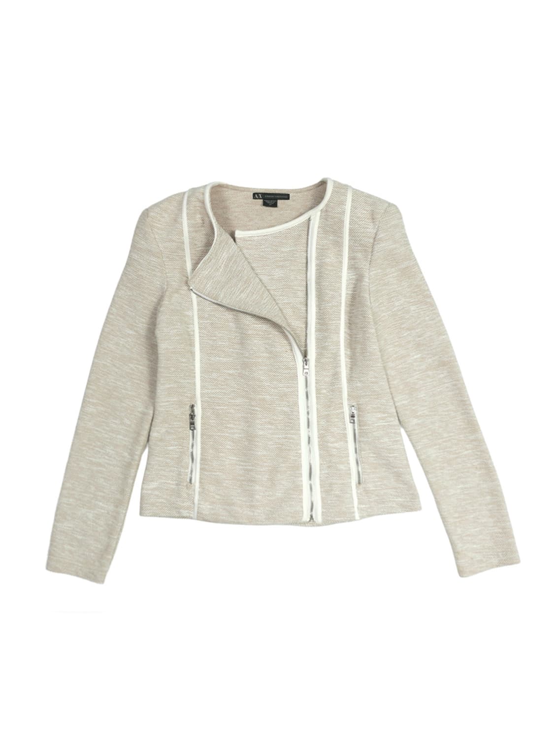 Armani Exchange knit moto jacket 상품이미지3