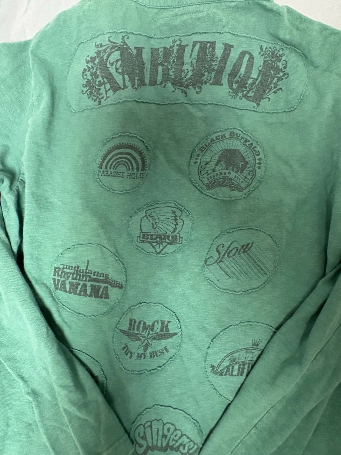 빈티지 락펑크 와펜 패치 롱슬리브 상품이미지4