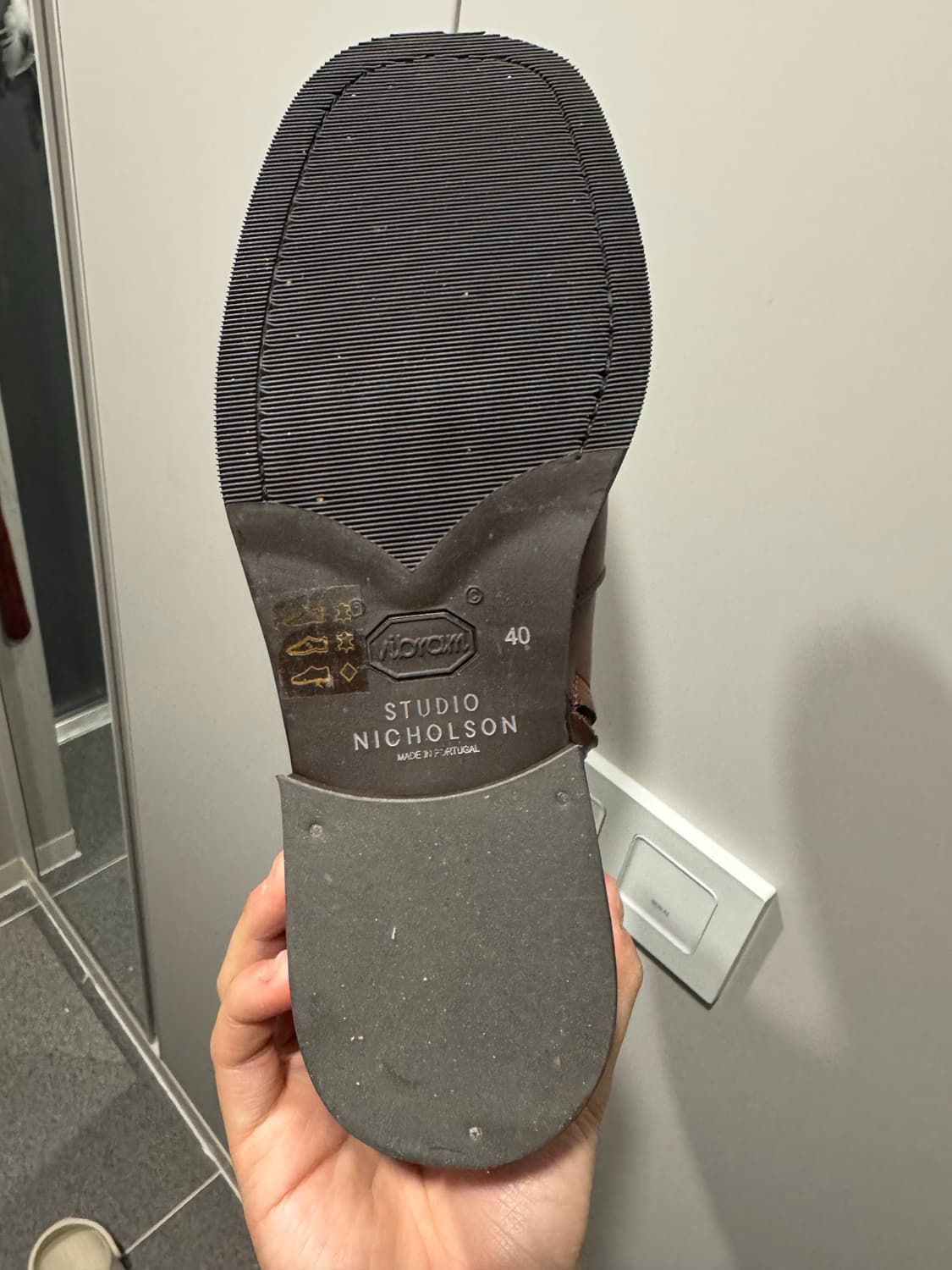 40) 스튜디오 니콜슨 스퀘어토 부츠 위스키 상품이미지3