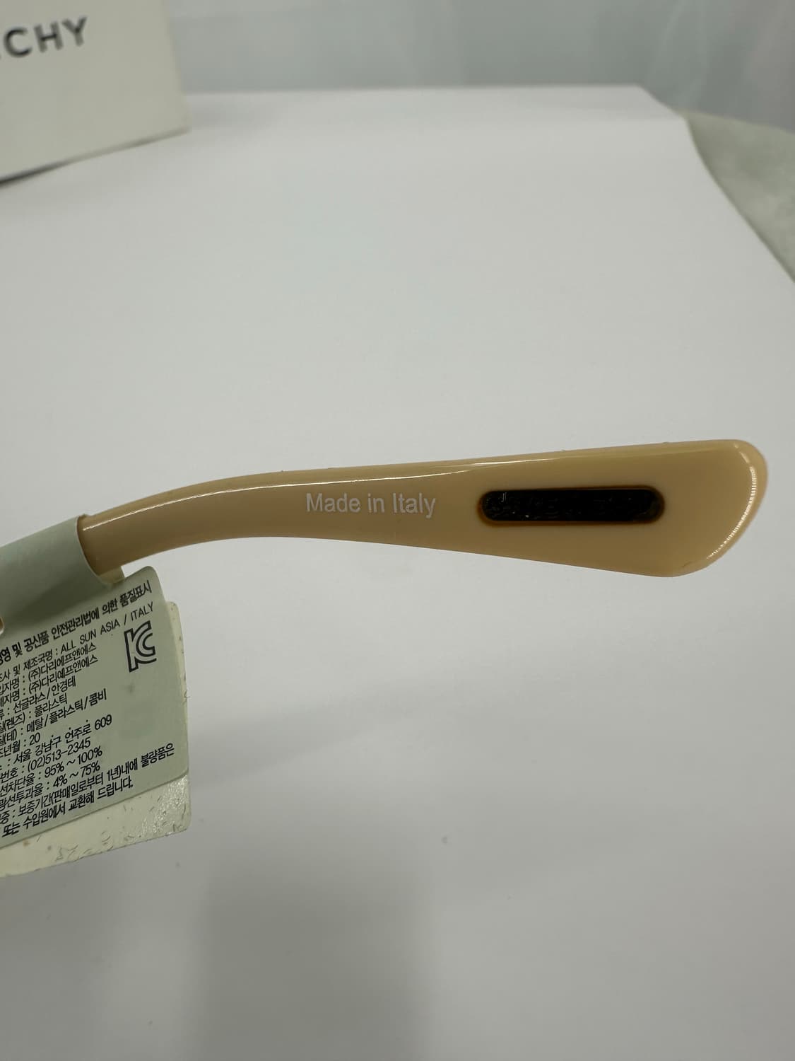 [새상품 무료배송] 정품 지방시 Made in Italy 선글라스 상품이미지7