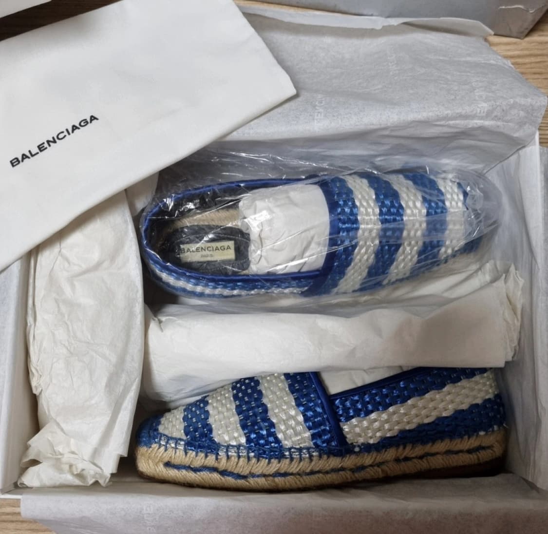 BALENCIAGA 발렌시아가 라피아 에스파듀 35 (225) 상품이미지6
