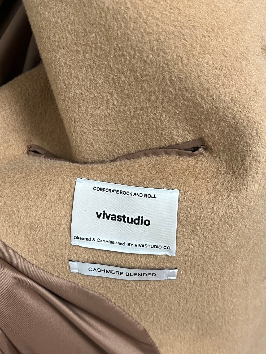 비바스튜디오 싱글코트 베이지 L사이즈 상품이미지3