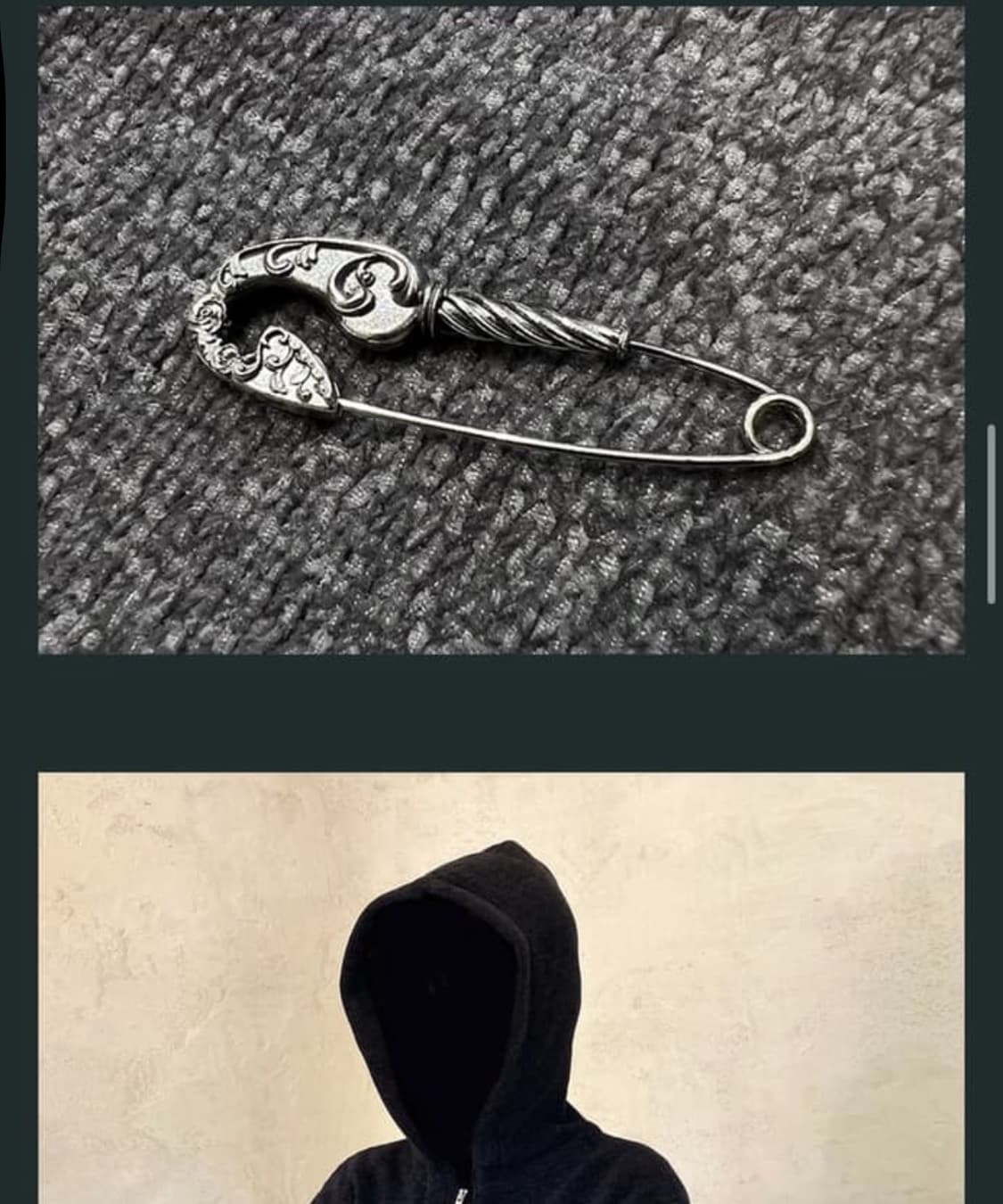 언더마이카 니트 후드집업 상품이미지3