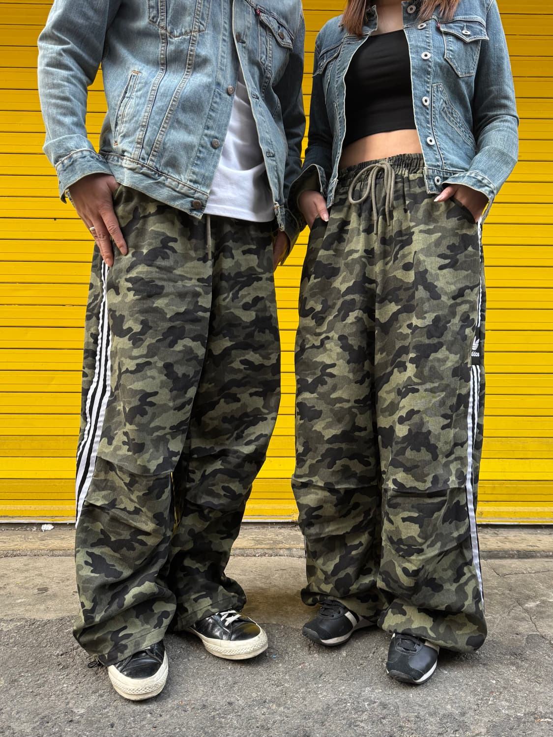 카모플라쥬 삼선줄 커스텀 팬츠 상품이미지4