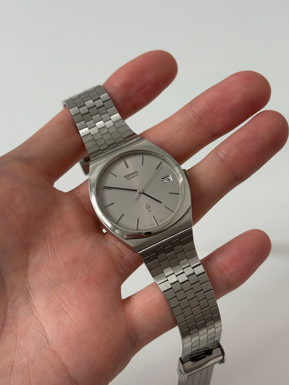 1980s Emblem Grey Dial Silver Quartz  상품이미지1