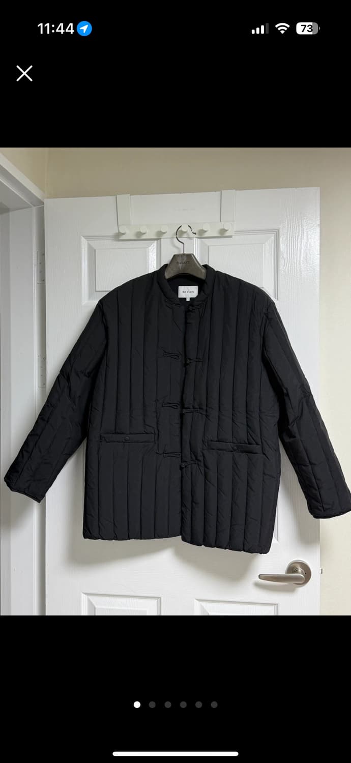 Art if acts 아트이프액츠 블랙퀼팅자켓 L사이즈 구스다운 경량패딩 상품이미지1