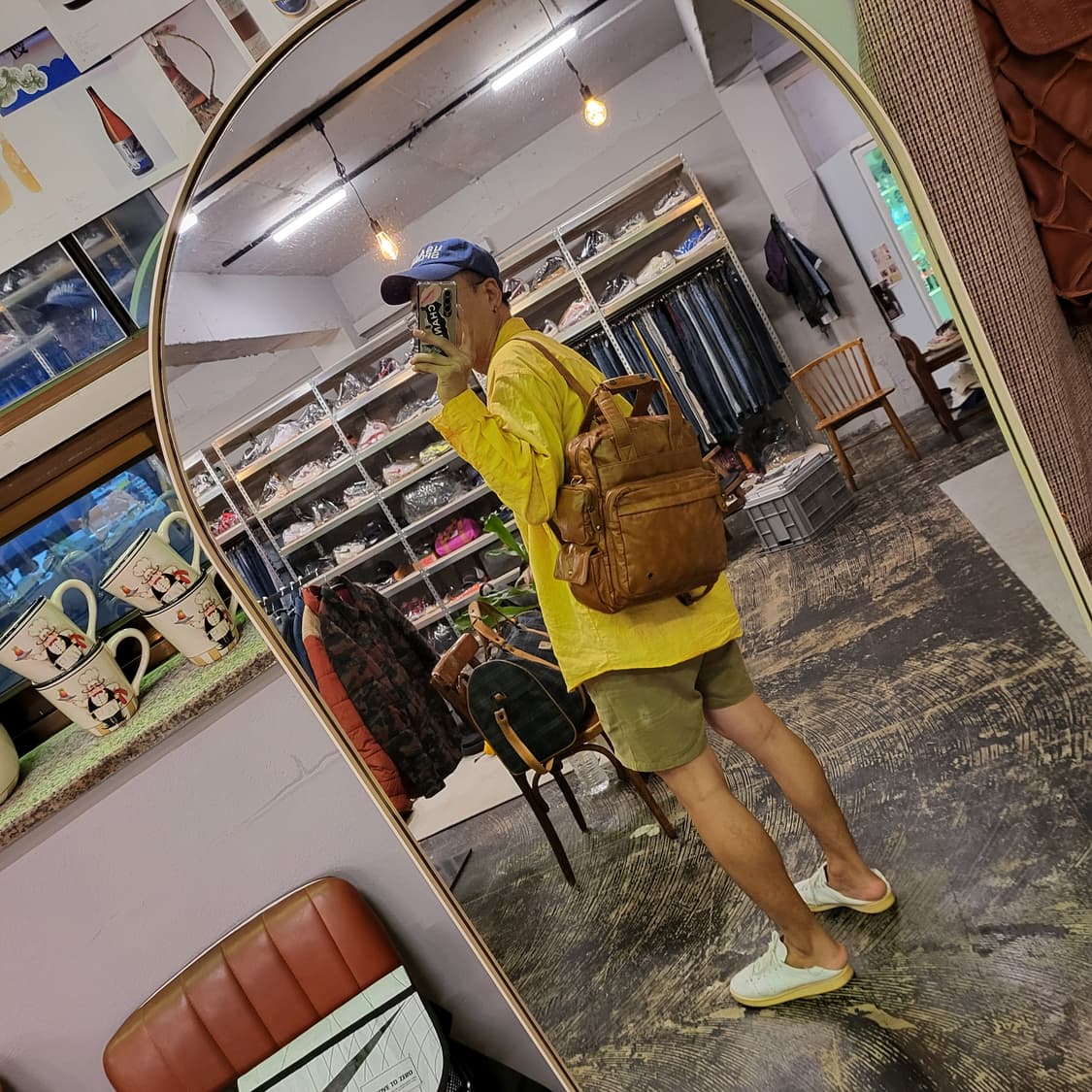 레더 크로스 백팩 상품이미지8