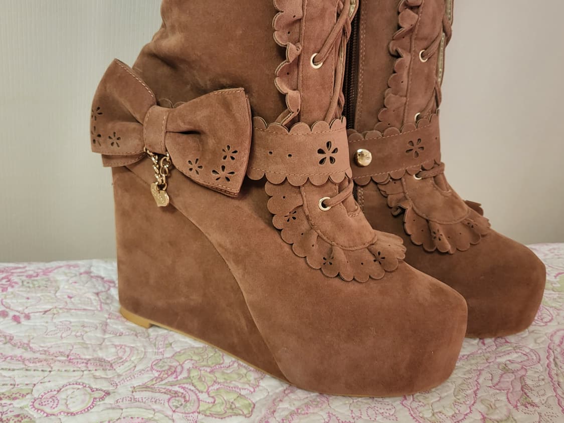 리즈리사 lizlisa 부츠 새상품팝니다 히메갸루 라떼갸루 상품이미지3