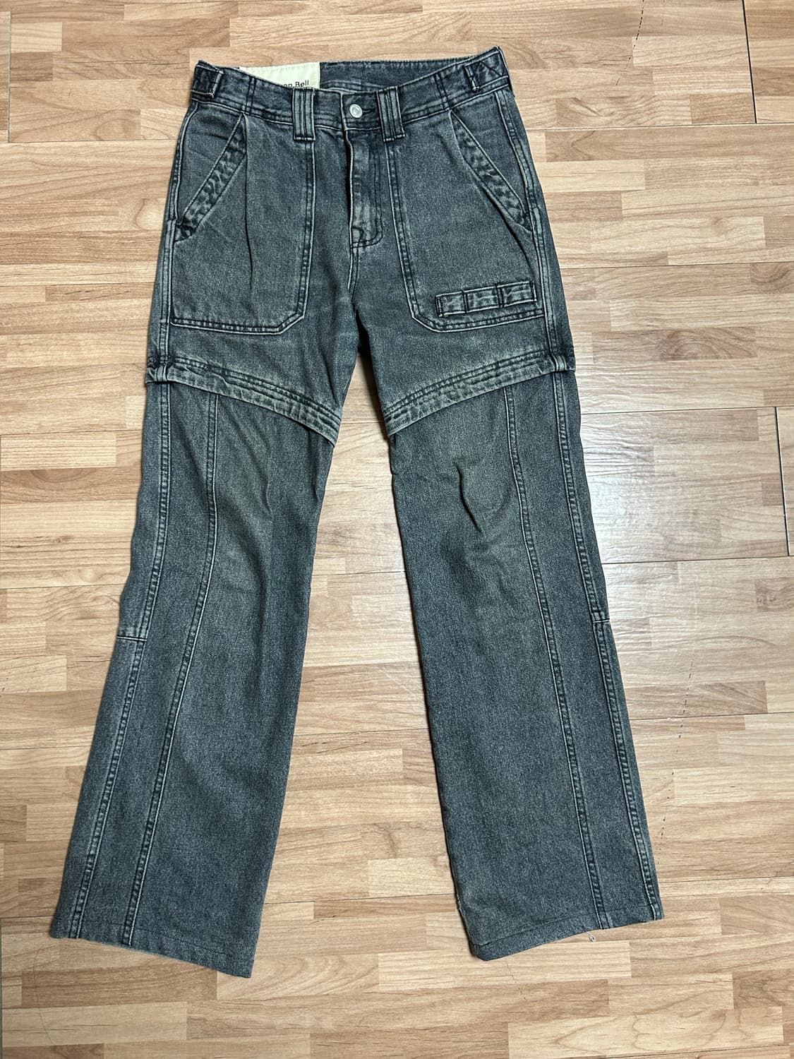 엔던슨벨 익스탠디드 스트레이트 진 (BLACK) 상품이미지1