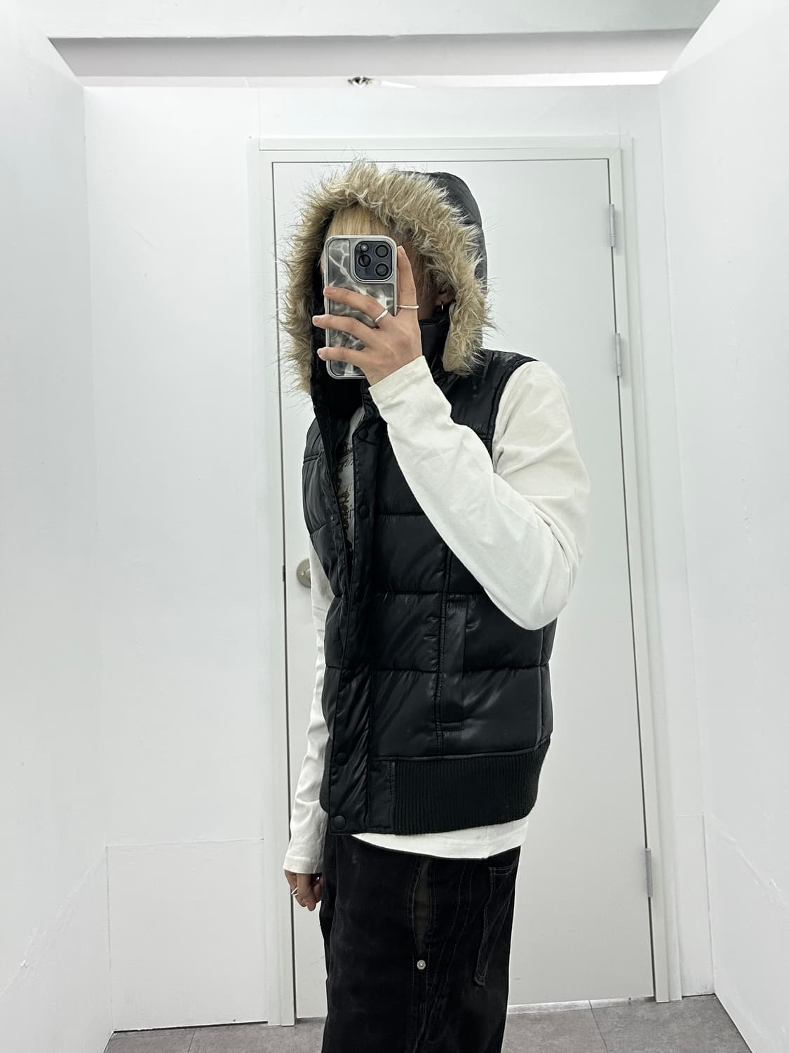 HusHush fur padding vest 상품이미지2
