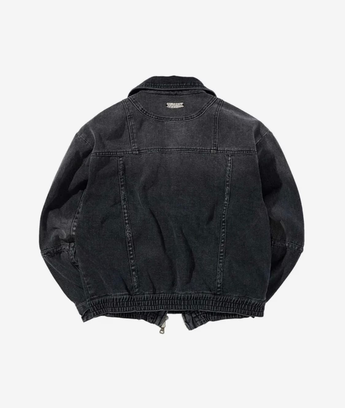 [앤더슨벨] 포인트 데님 블루종 자켓 (BLACK) 상품이미지3