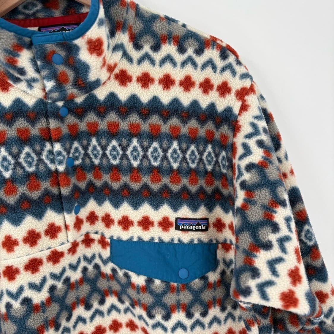 14FW 파타고니아 신칠라 스냅-티 플리스 풀오버 패턴 상품이미지2