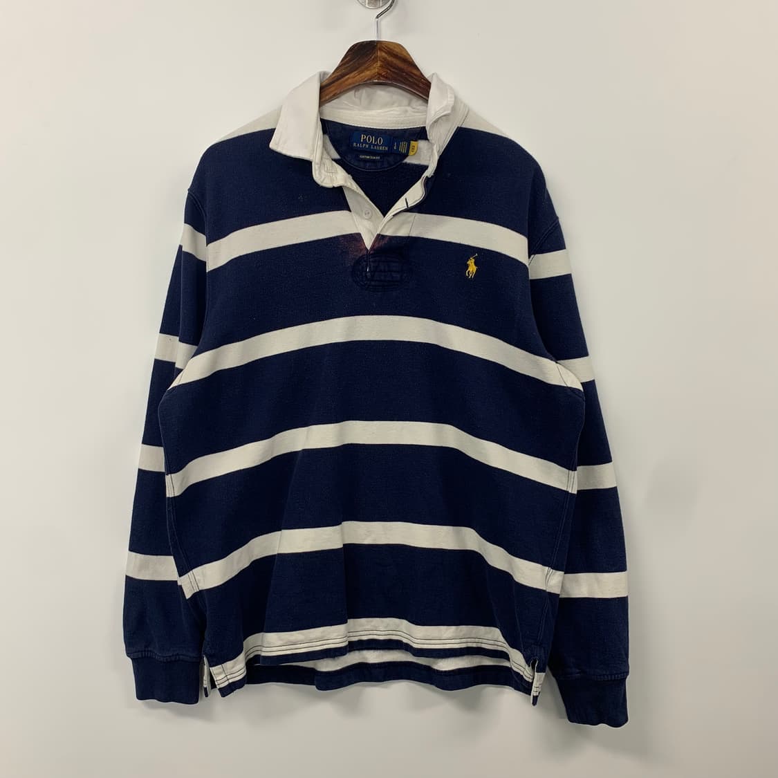 폴로 랄프로렌 스트라이프 럭비티 카라 티셔츠  상품이미지2