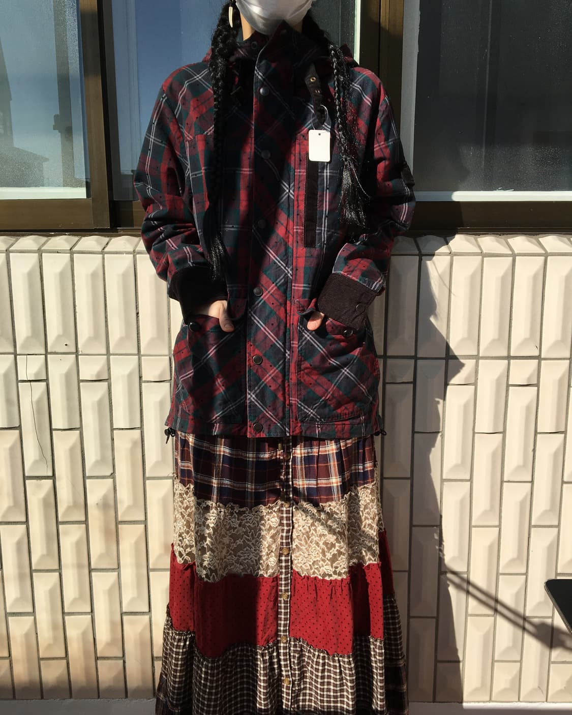 Check pattern jacket 상품이미지7