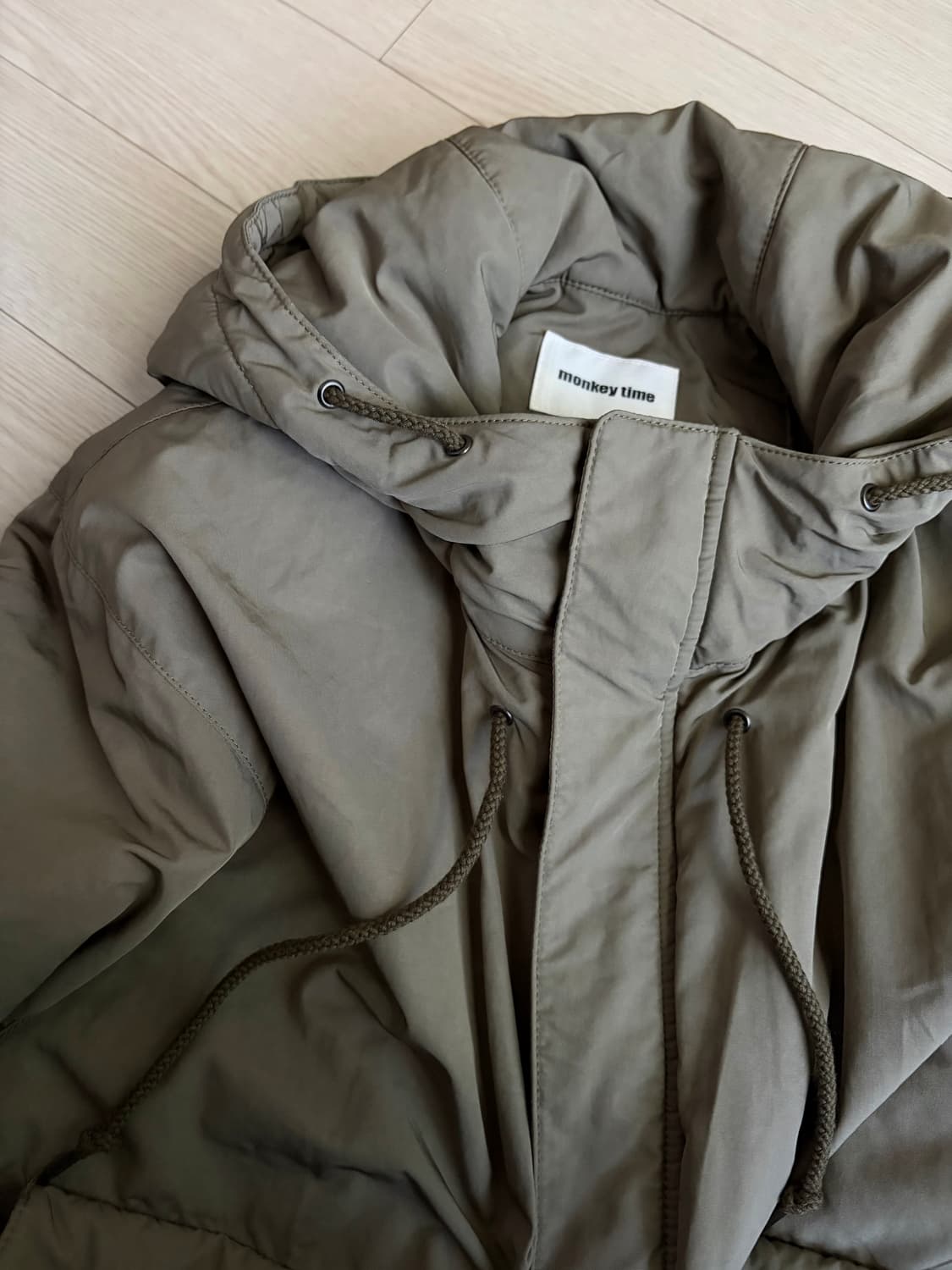 Monkey time 패디드 후디 점퍼 상품이미지2