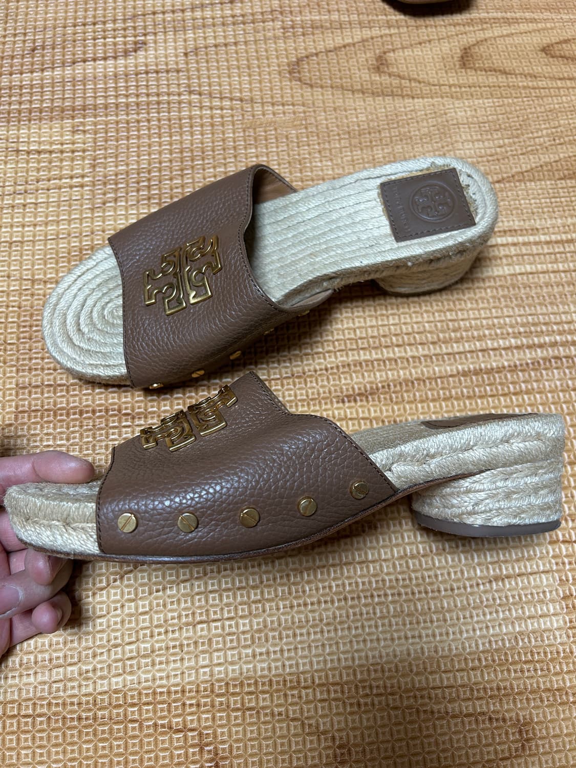 토리버치 에스파듀 레더 슬리퍼 상품이미지2