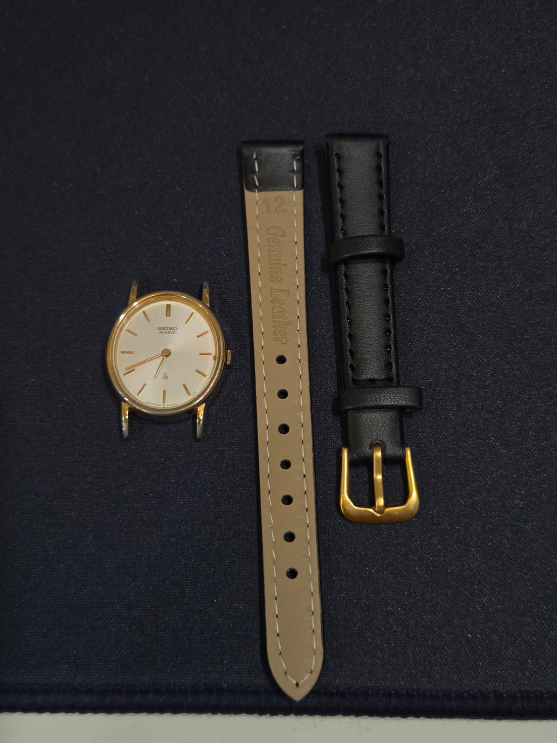 90s 빈티지 세이코 레이디스 여성 쿼츠 시계[신품 스트랩] 상품이미지5