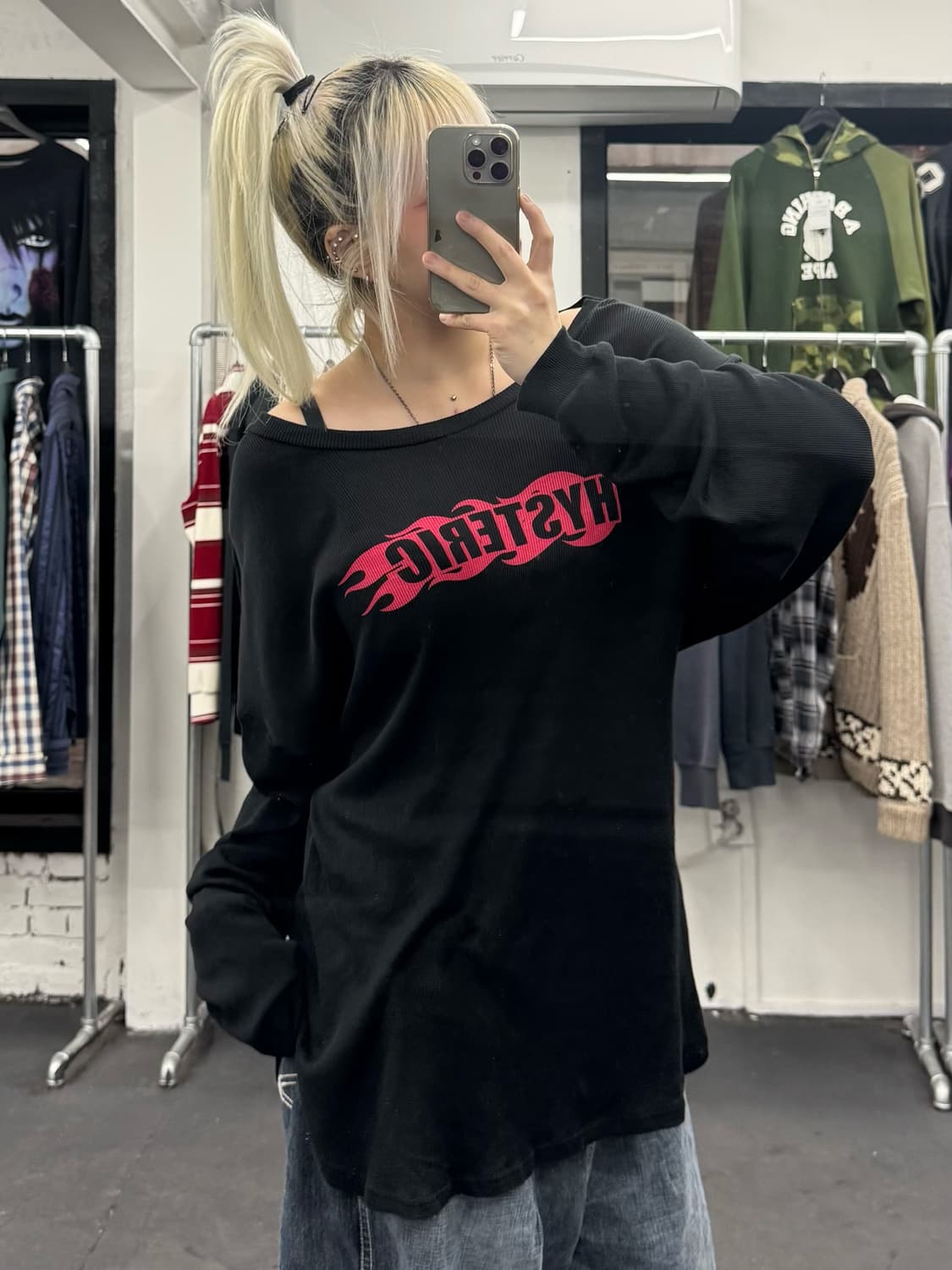 히스테릭 글래머 절개 롱슬리브 상품이미지3