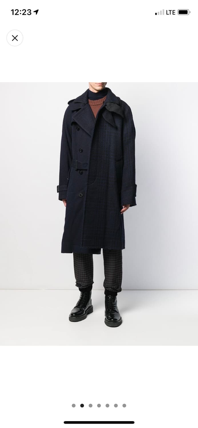 사카이 19FW 런웨이 코트 상품이미지1