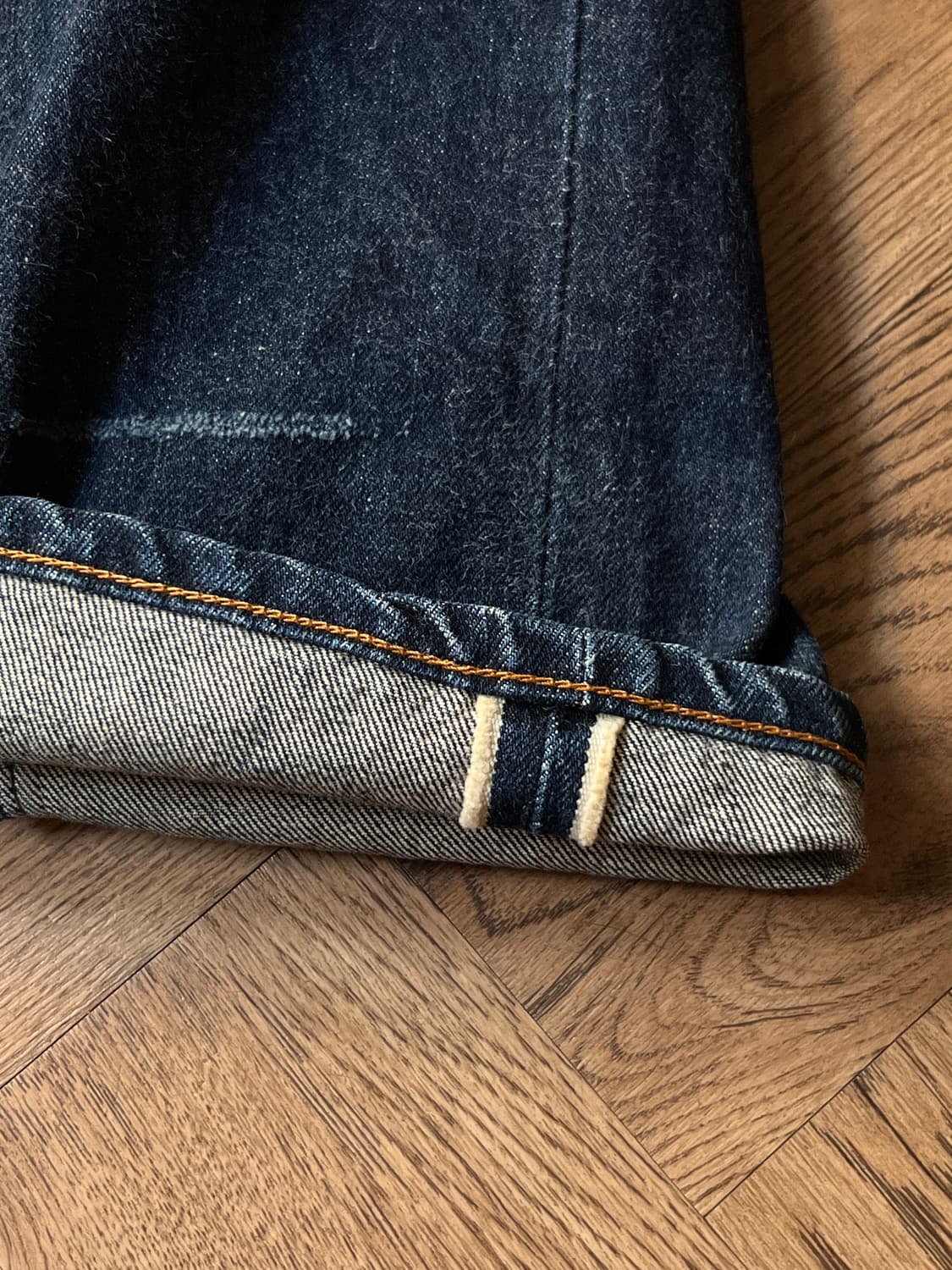 [29]00's 리바이스 W504 재팬메이드 화이트 셀비지 데님 팬츠 상품이미지6