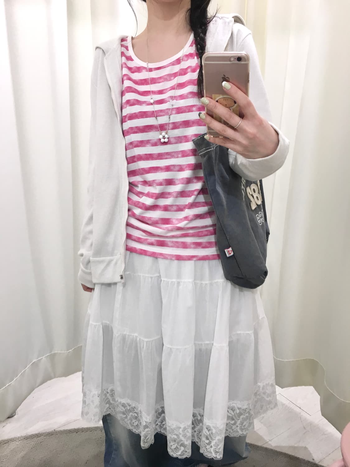 stripe hagumi sleeveless 상품이미지5