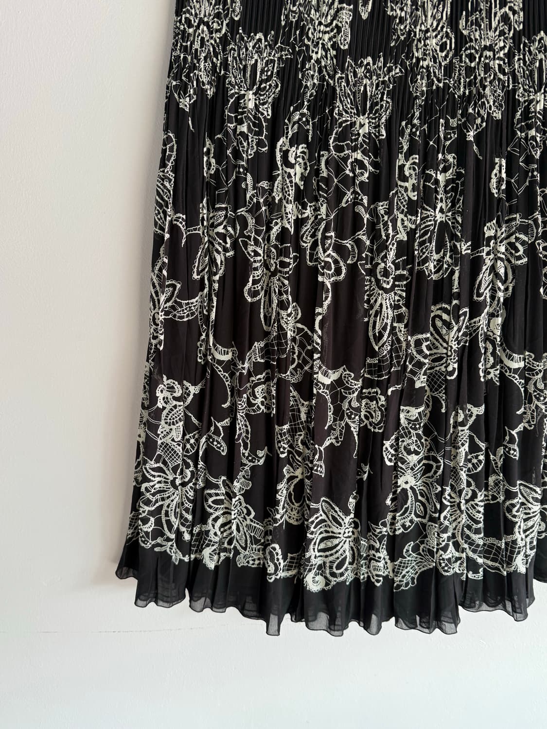 일본빈티지) 리버시블 쉬폰 스커트  상품이미지2