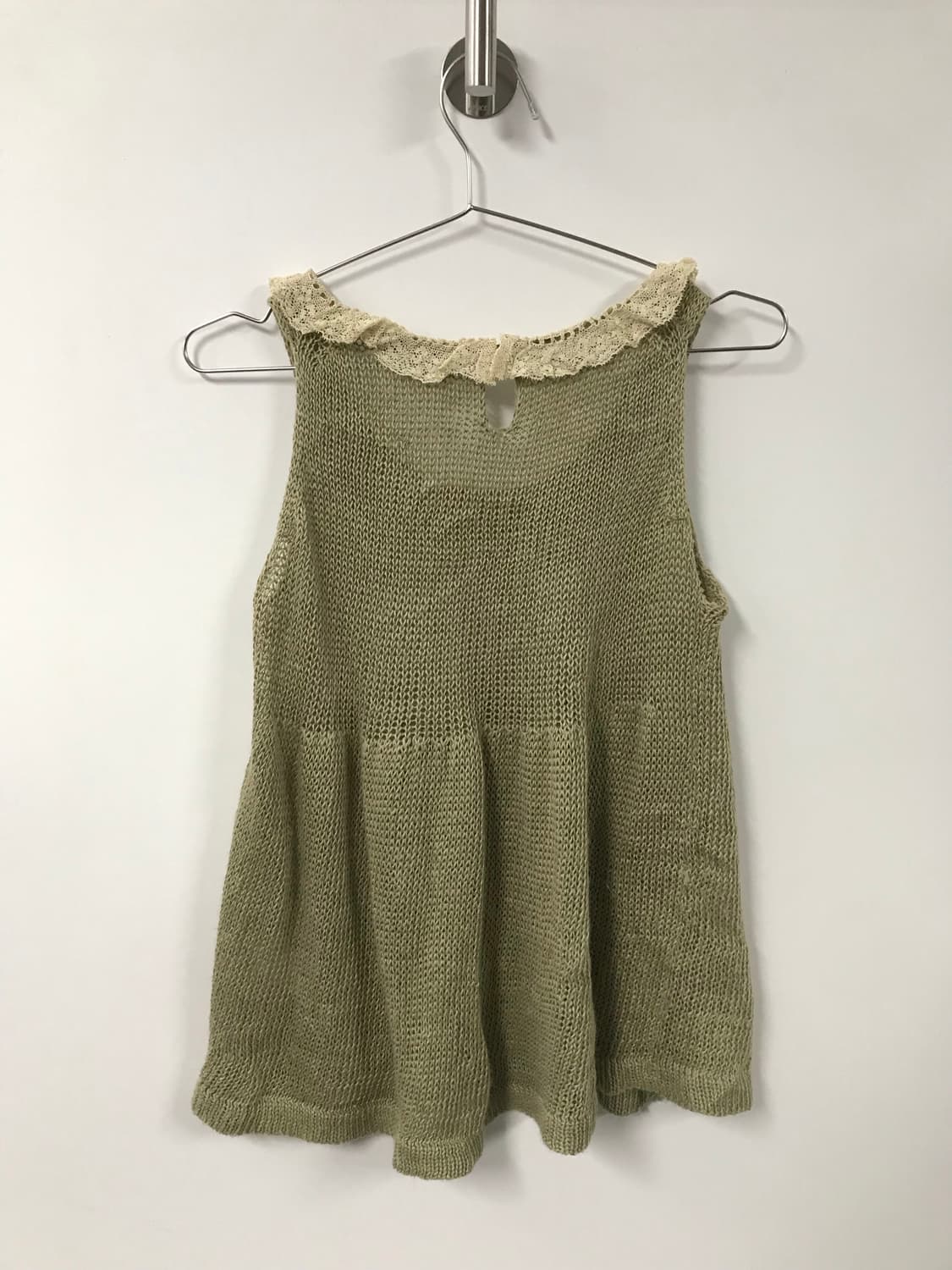 빈티지 프릴 니트 슬리브리스 나시 상품이미지4