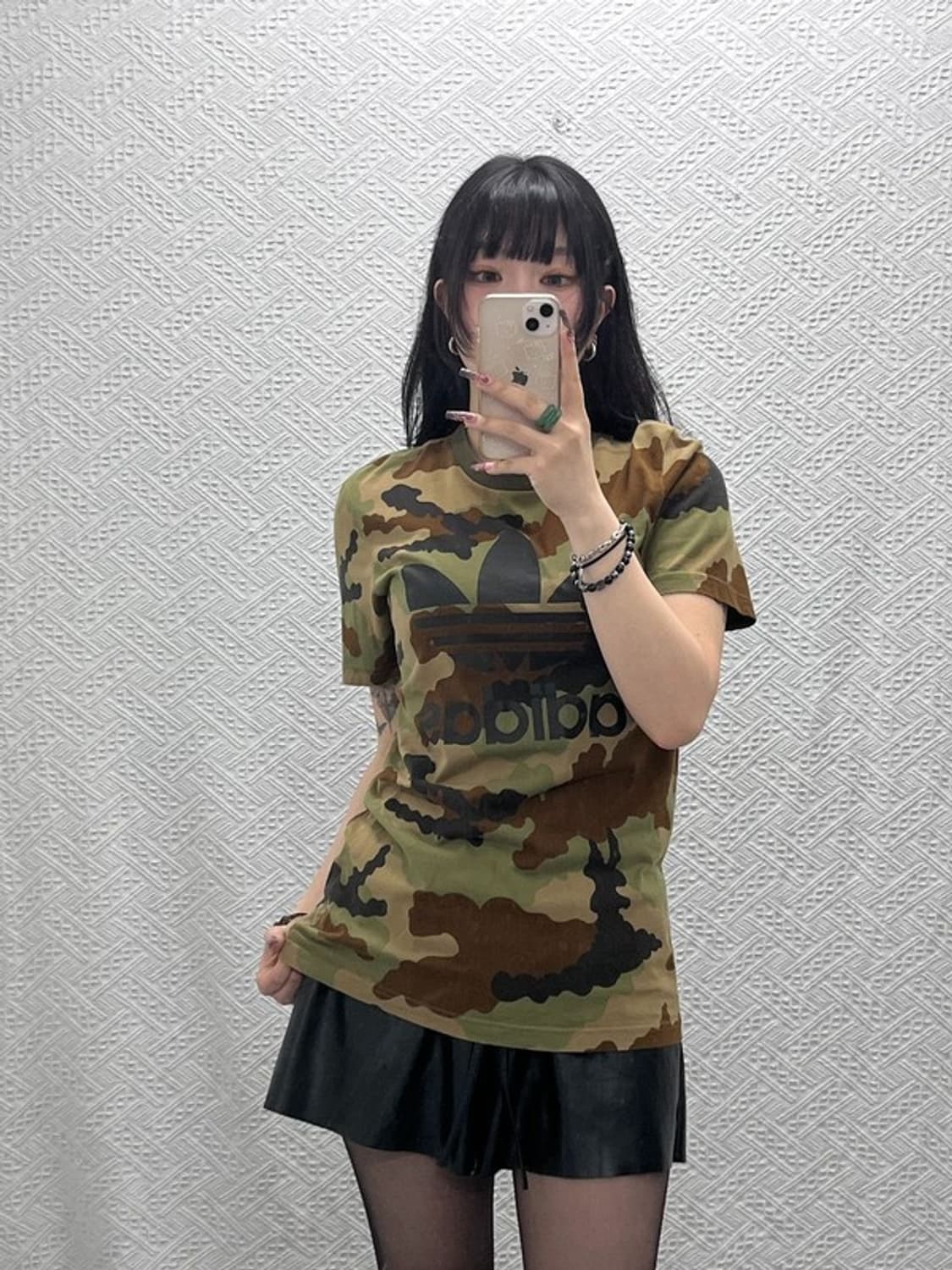 아디다스 빈티지 스트릿 펑크 카모플라주 반팔티 90 C11776 상품이미지2
