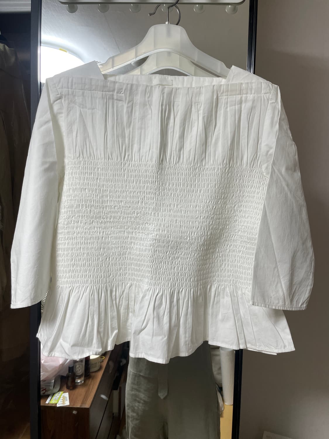 SEEALL 씨올 스모크 블라우스 상품이미지4