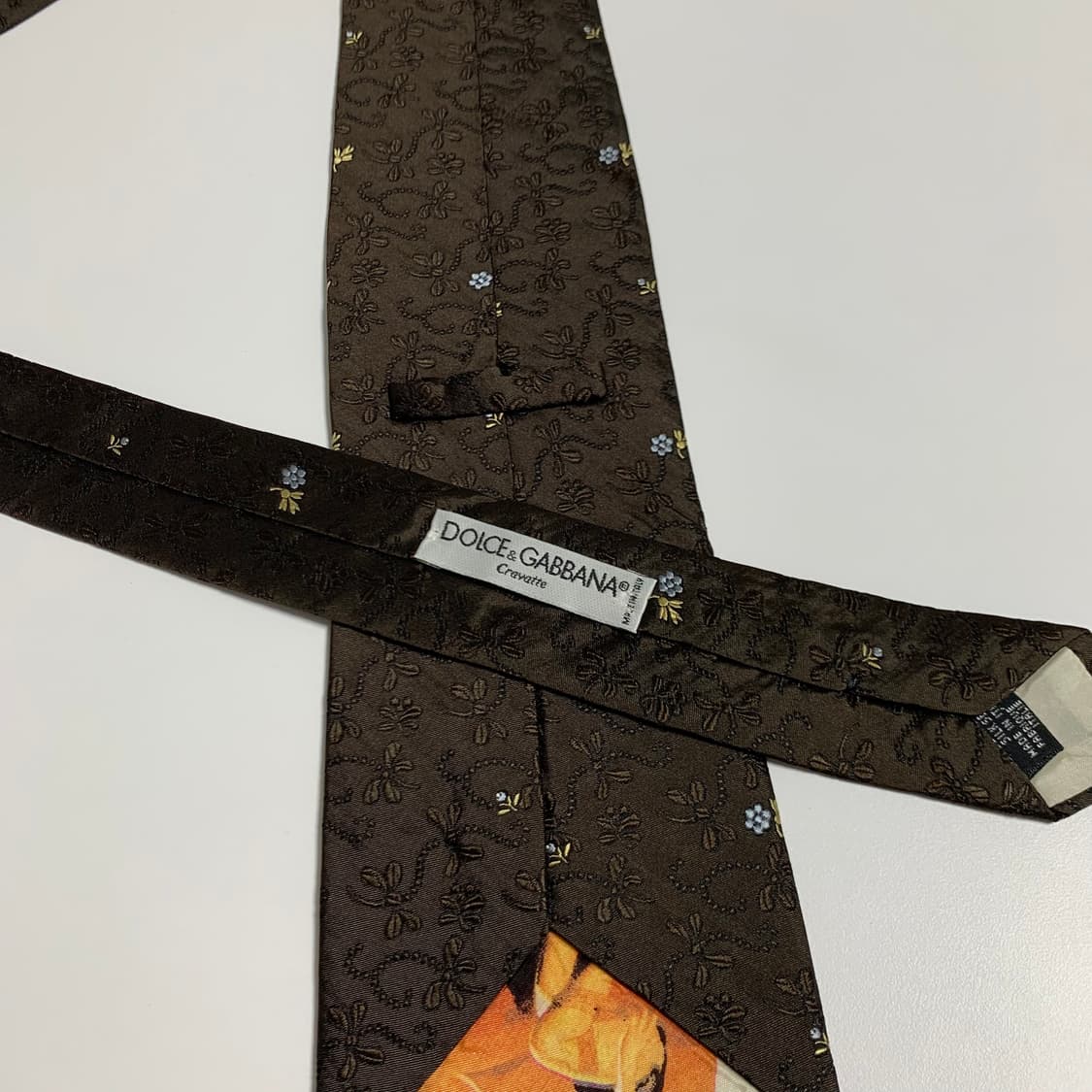체앤가바나 명품넥타이 100실크 이태리 A+등급 10cm 상품이미지5