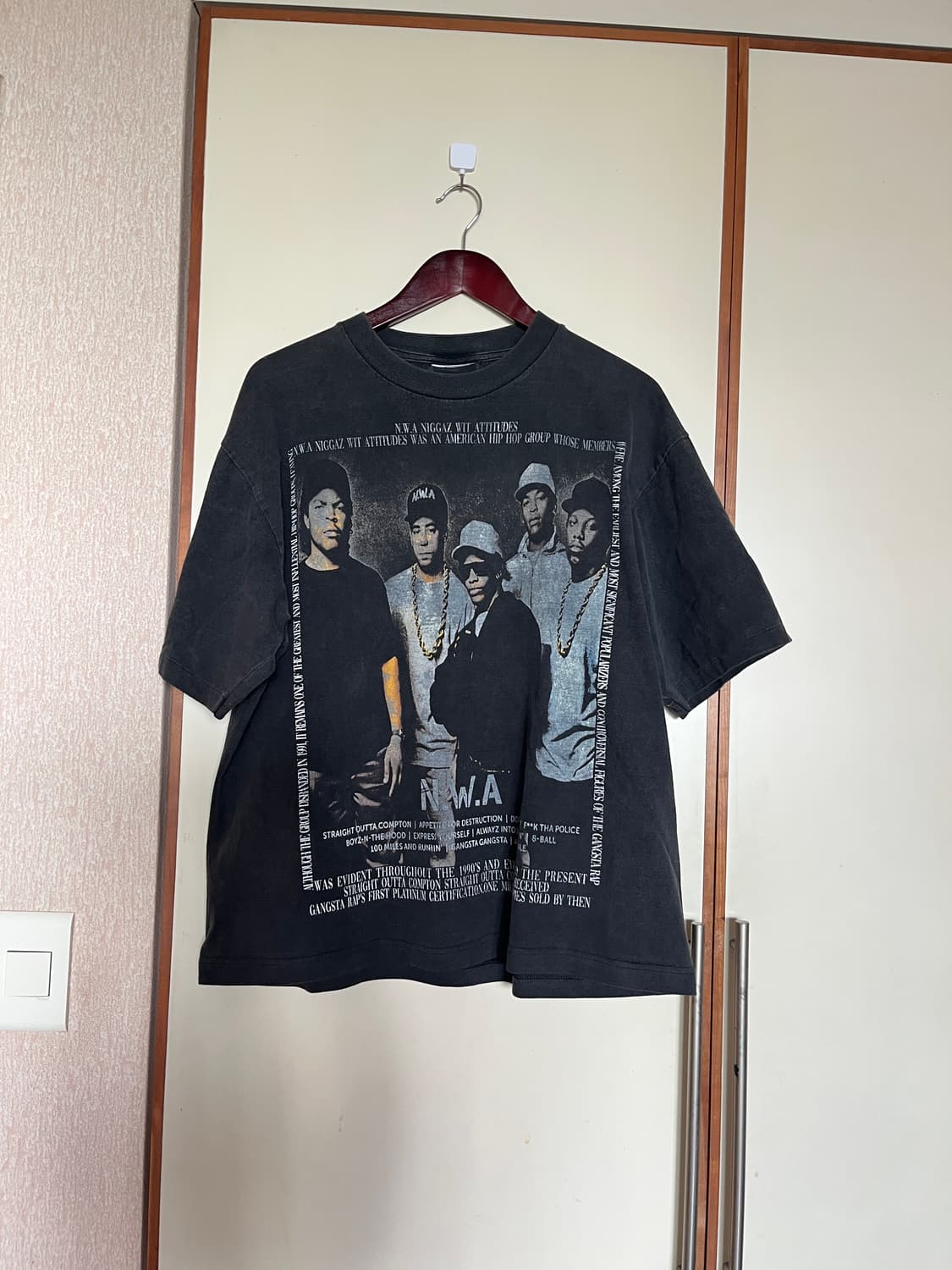 NWA bootleg 빈티지 티셔츠 상품이미지1