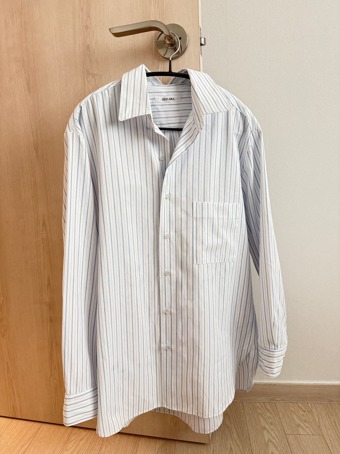 위라라 스트라이프 셔츠 상품이미지1