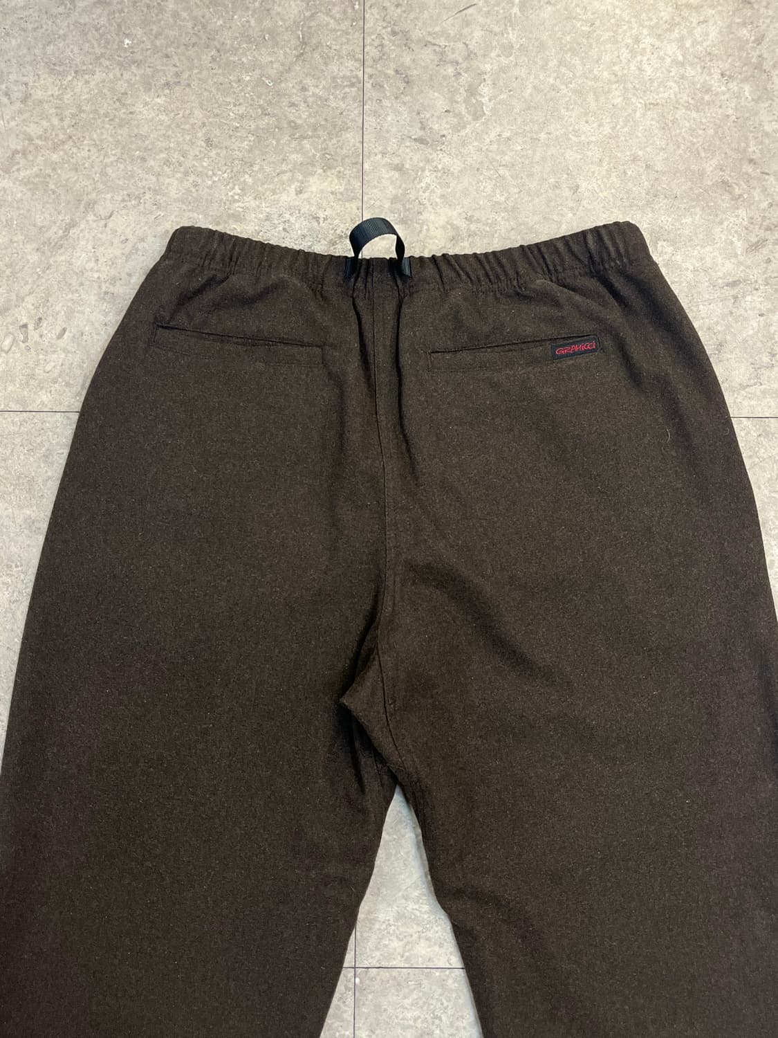 그라미치 울 팬츠 브라운 XL #csz3401 상품이미지7