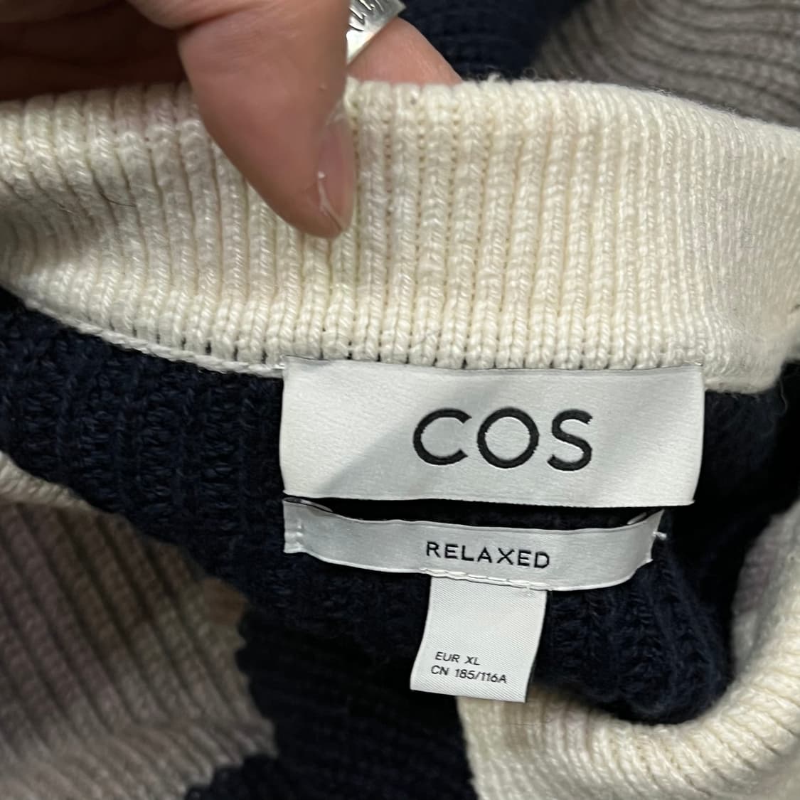  코스 스트라이프 카라 니트 y14380 상품이미지5