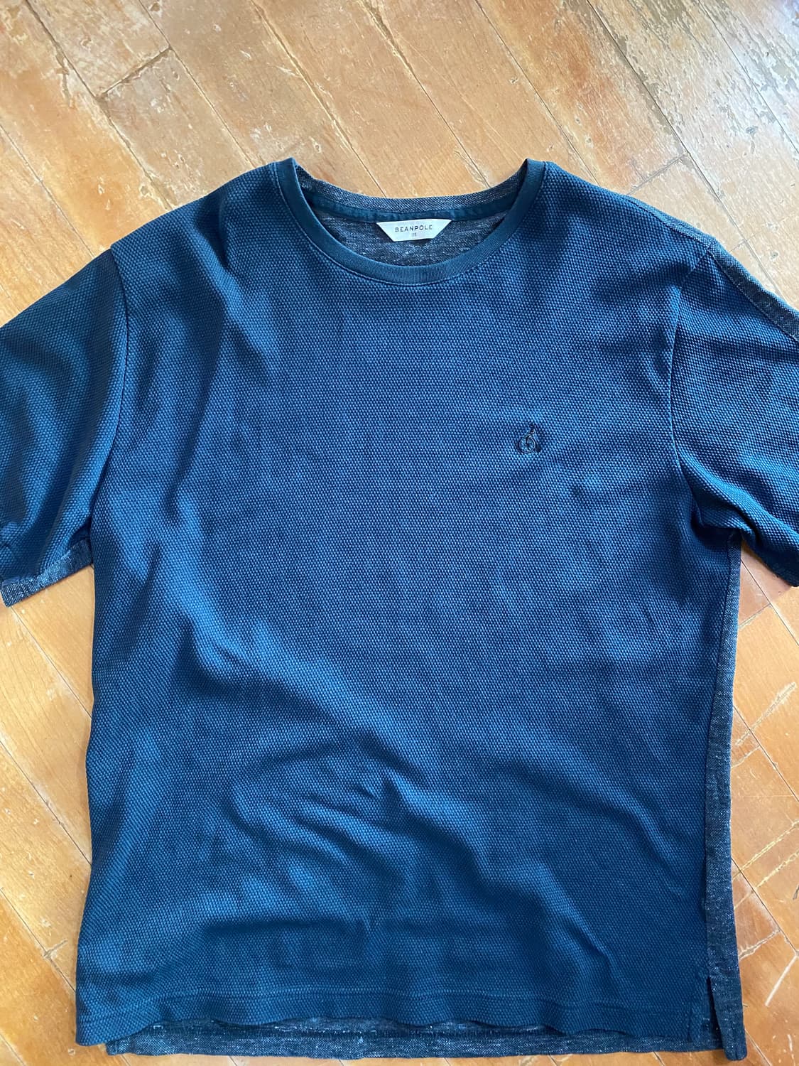 빈폴 네이비 와플 반팔 티셔츠 115 (105~110) 상품이미지1