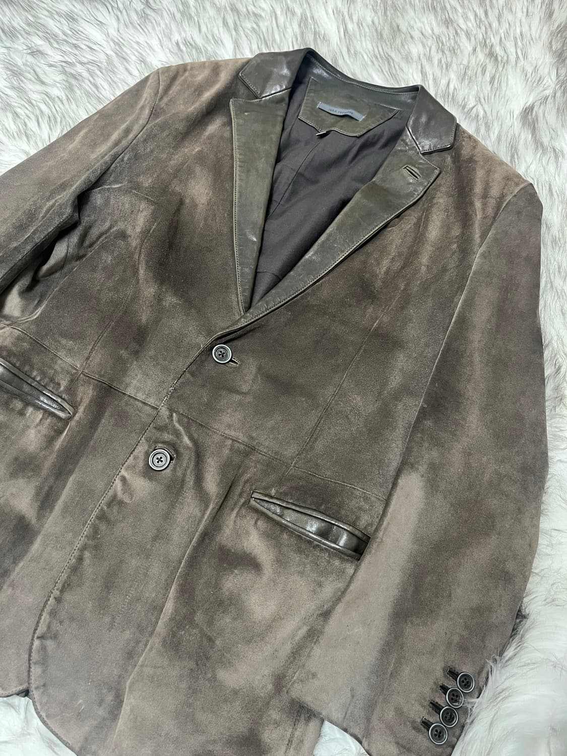 [L] 존 바바토스 레더 블레이저 상품이미지3