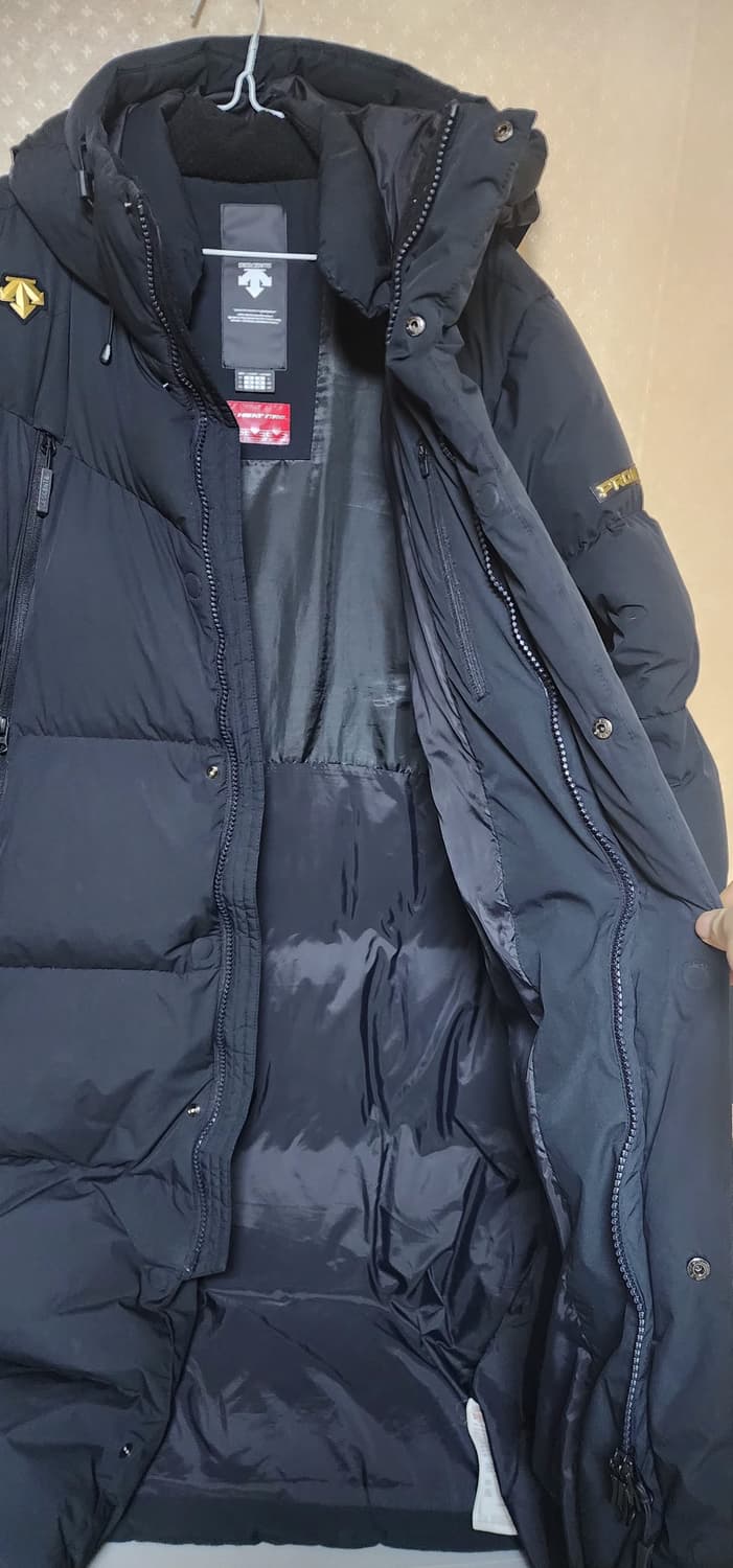 데상트 정품 남성 캐논 구스다운 롱패딩105 상태굿 상품이미지6