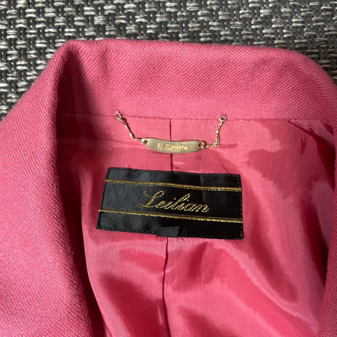 JPN 핑크 더블 울 블레이저 자켓 상품이미지4