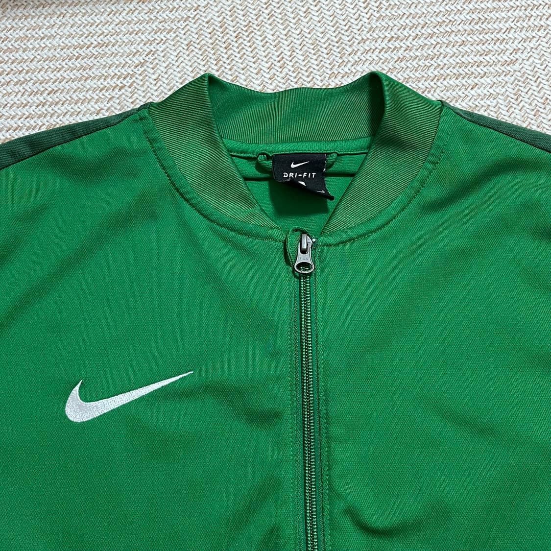 [정품] 나이키 그린 화이트스우시 져지 집업 [ L ] 상품이미지4