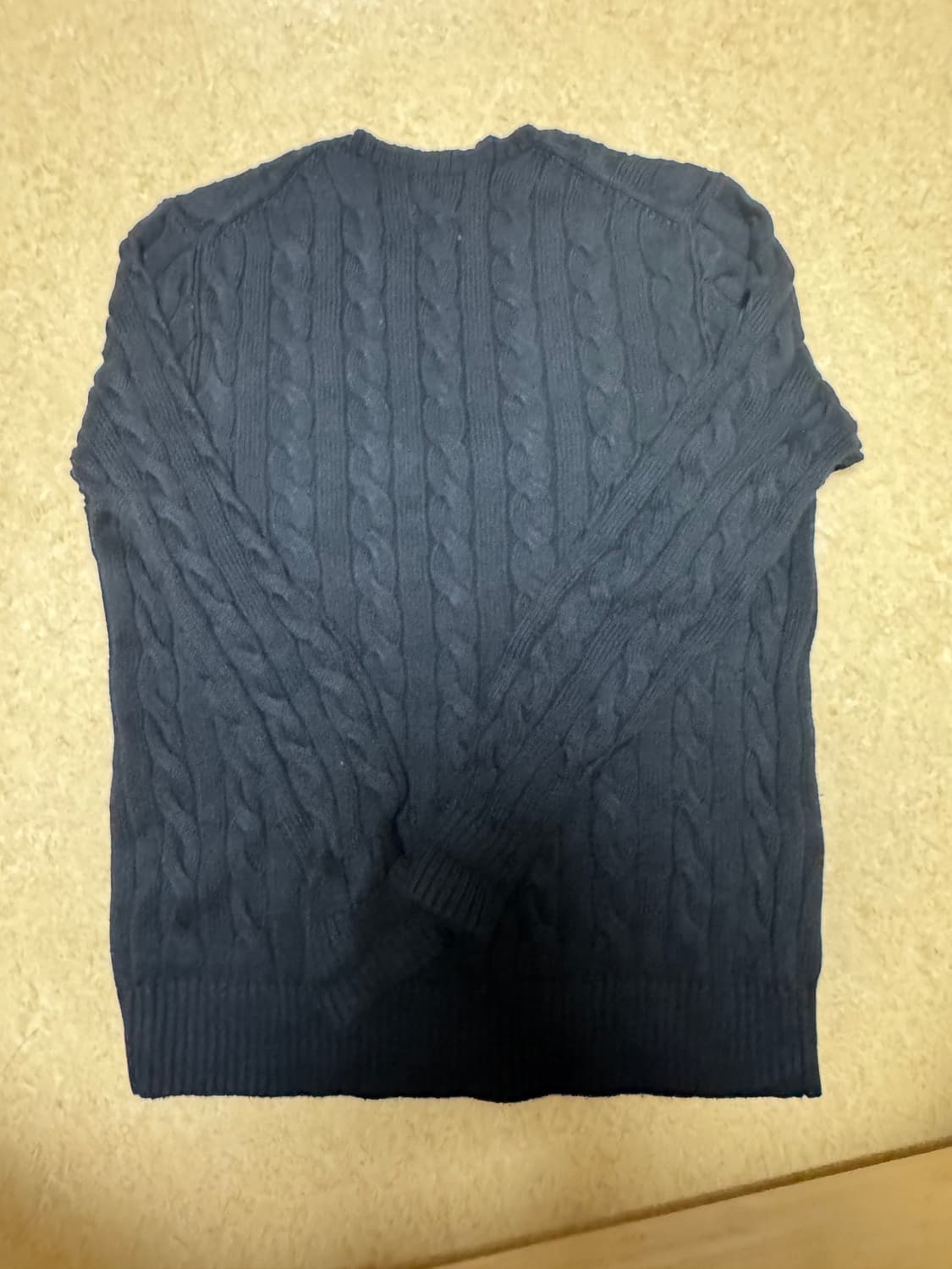 폴로 네이비 니트 M 새상품급 상품이미지3