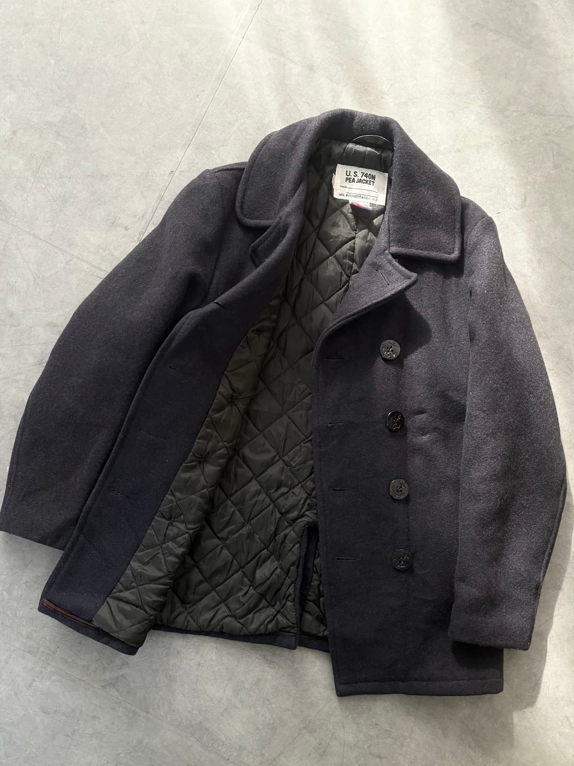 SCHOTT 쇼트 울 더블 피코트 상품이미지4