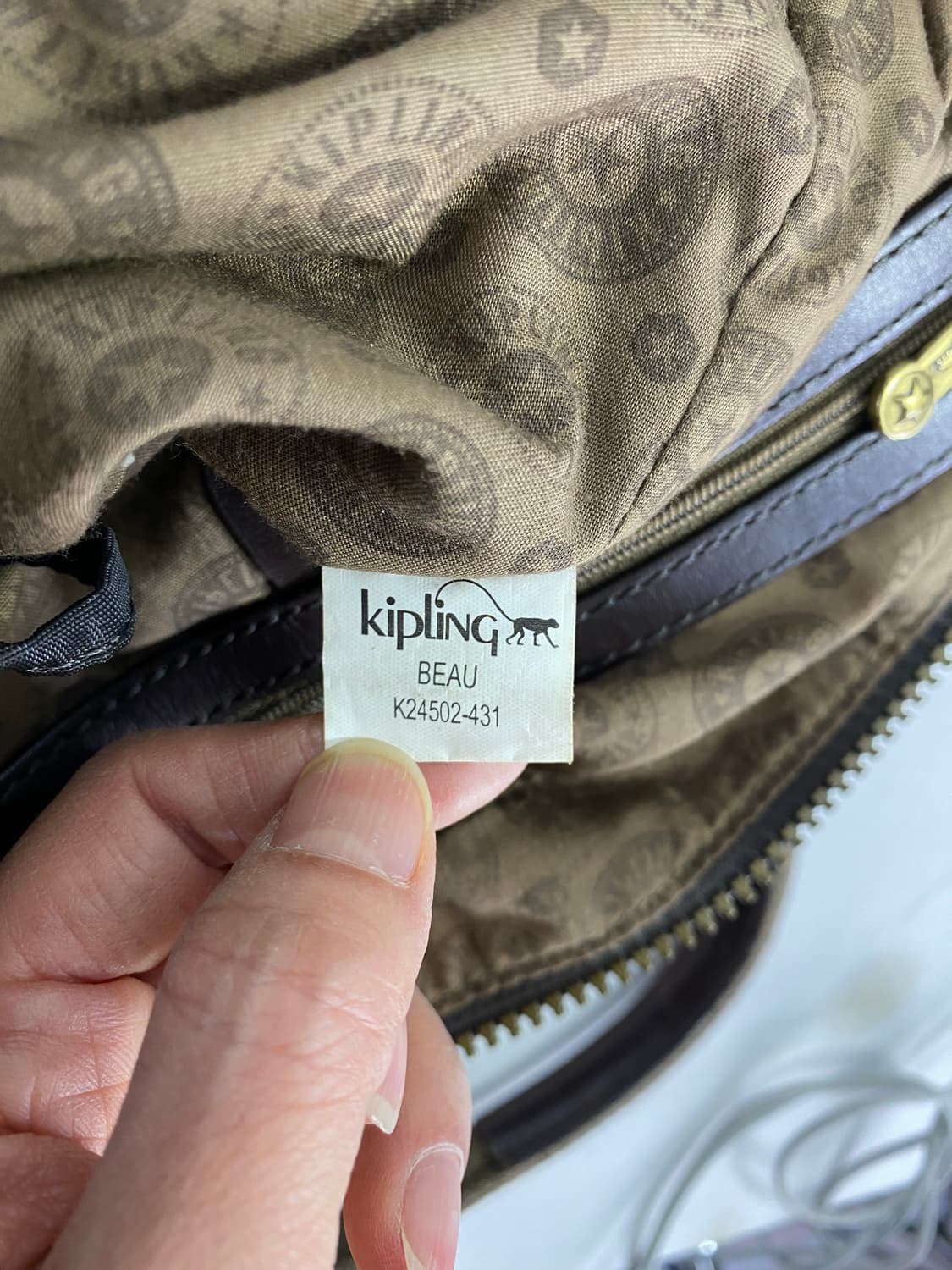 키플링 Kipling 초코브라운 토트백 숄더백 <39> 상품이미지5
