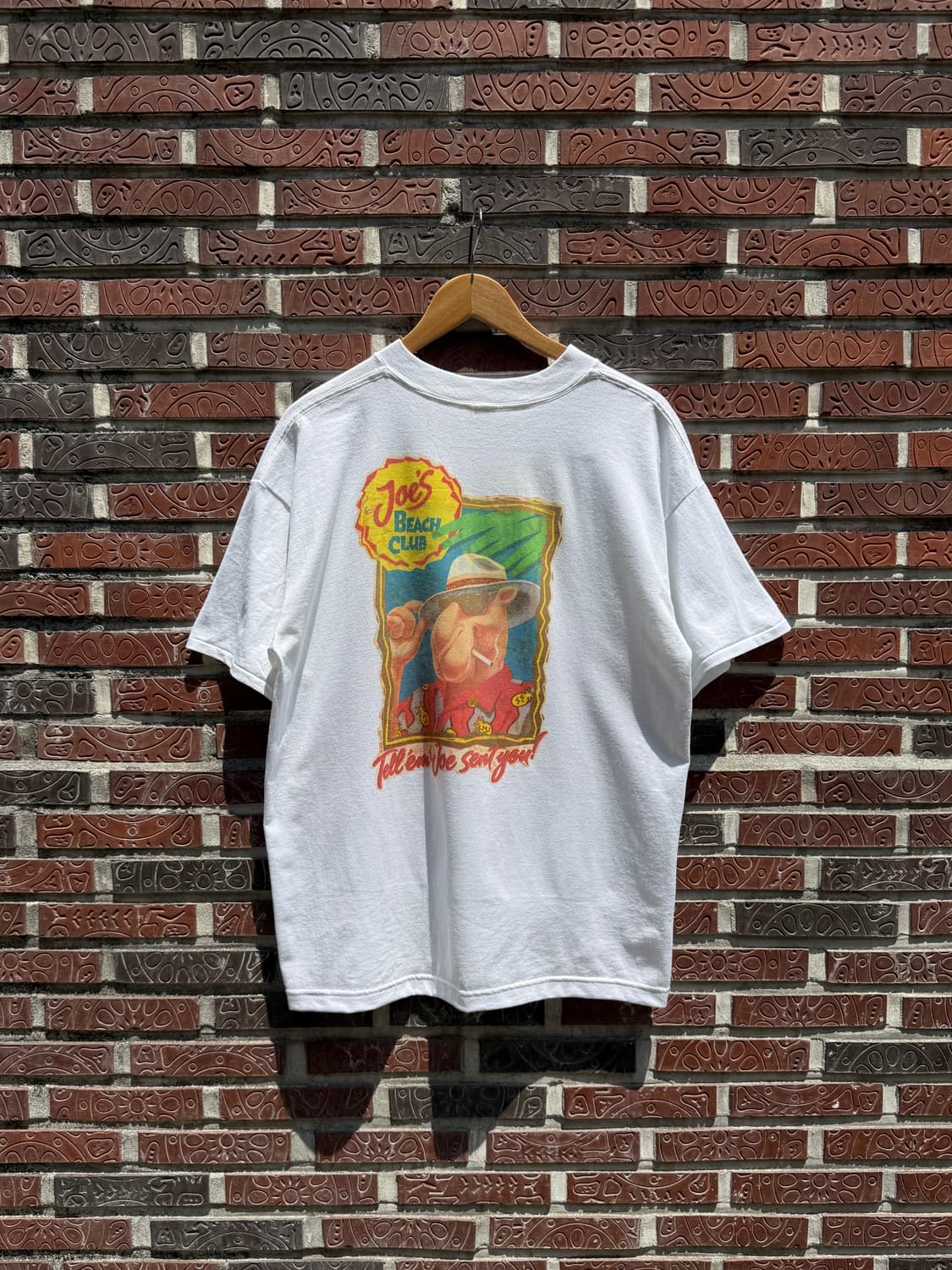 카멜 90s 비치클럽 프로모 빈티지 포켓 티셔츠 상품이미지1
