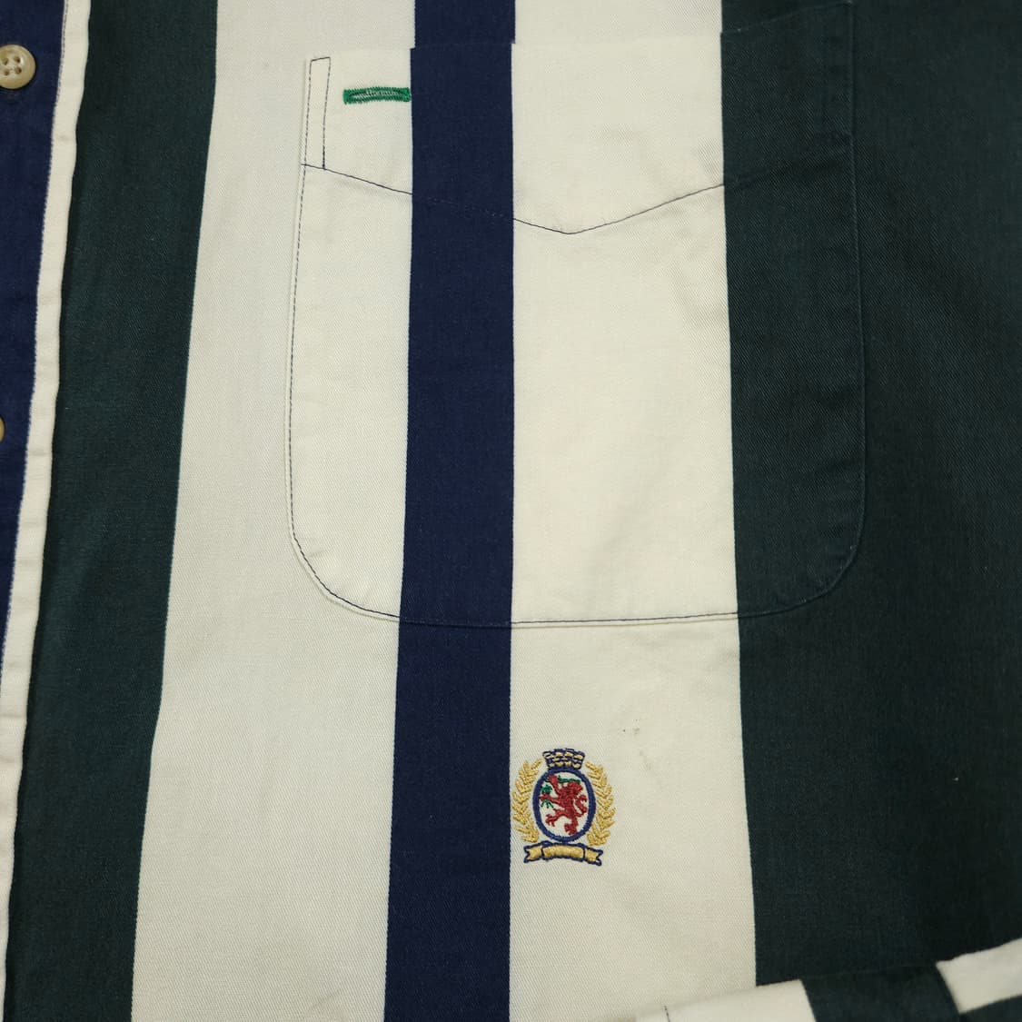 2XL(110) 타미 힐피거 블록 스트라이프 월계관 셔츠 상품이미지3