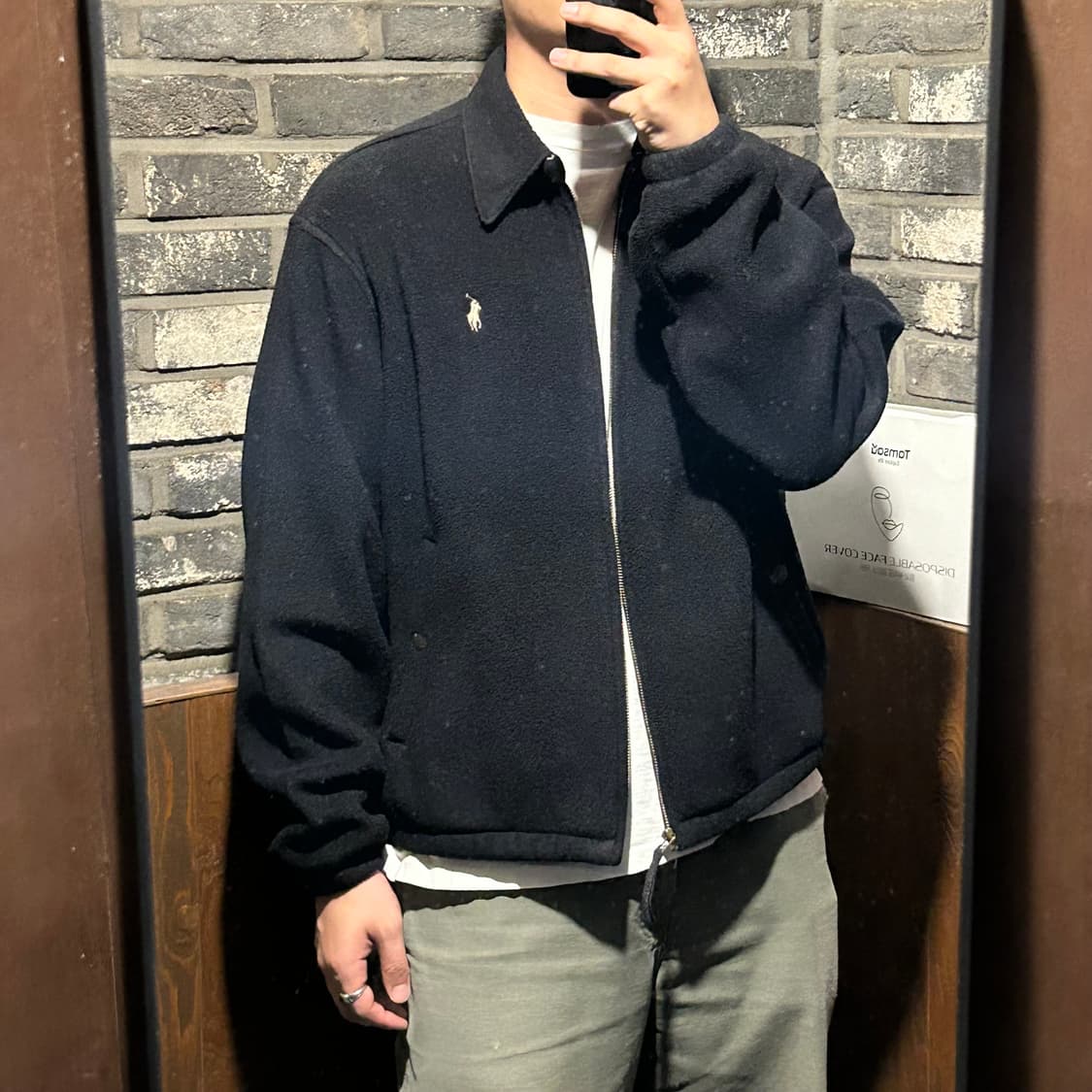 L) 폴로 랄프로렌 블랙 폴라텍 플리스 스윙탑 자켓 상품이미지8